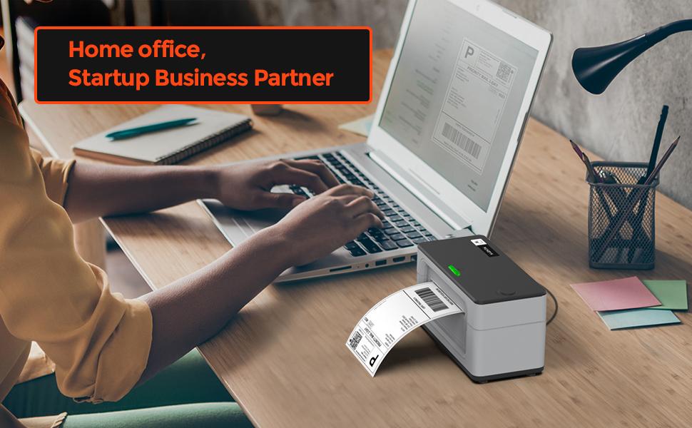 MUNBYN Desktop Thermal Label Printer 4x6 for Shipping Packages Postage