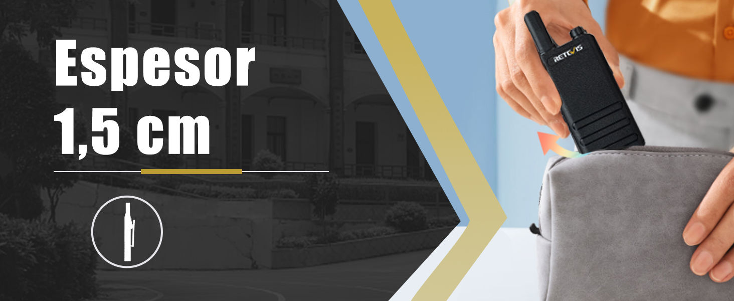 ultrafino walkie talkie