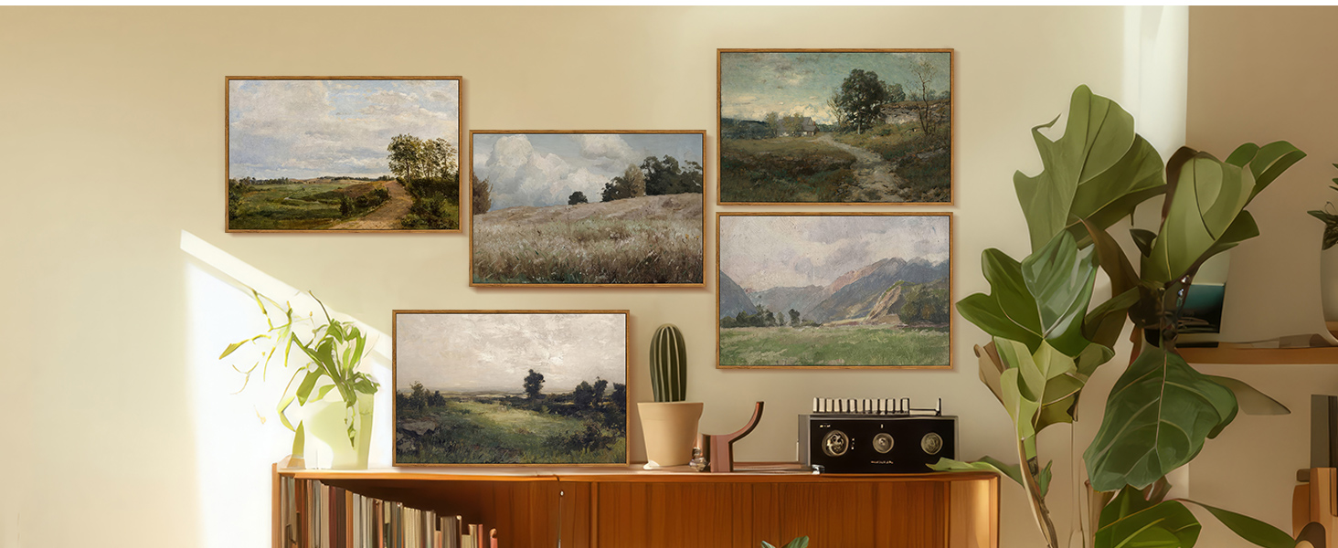 ZSTCYY77 Large Canvas Wall Art for Living Room Vintage