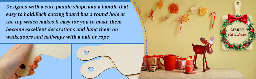 Designed with a cute paddle shape and a handle that easy to hold