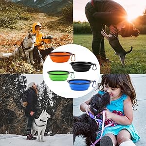 collapsible dog water bowl