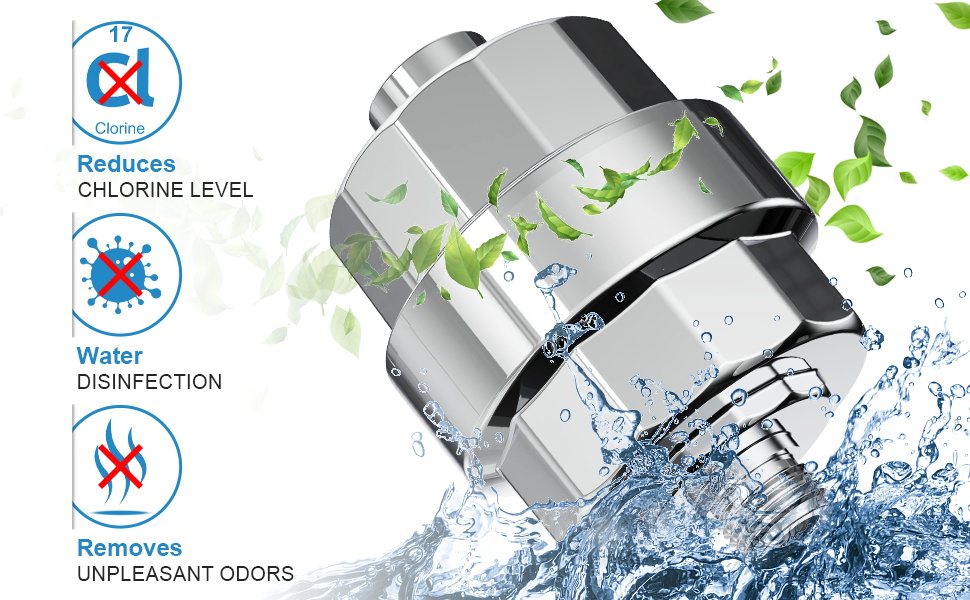 EMBATHER 20Stage Shower Filter, Water Softener Shower Head Filter