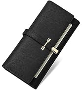 CLUCI Women Wallet Leather Trifold Large