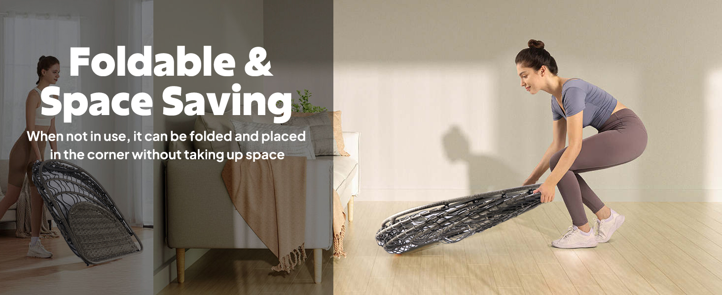 Foldable and Space Saving  
