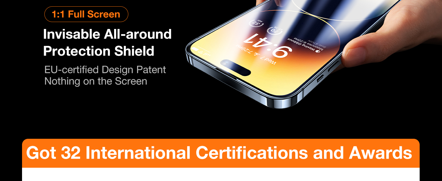 TORRAS Industry NO.1 Shatterproof iPhone 13 Screen Protector, iPhone 14