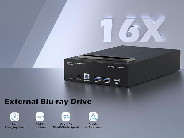 赤 LL750BS1YR 4GB 500G Blu-ray Win10 Amazon.com: 4 in 1 External Blu Ray Drive, 16X Blu-ray, 16X