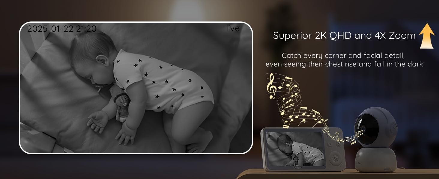wifi baby monitor 2 cameras