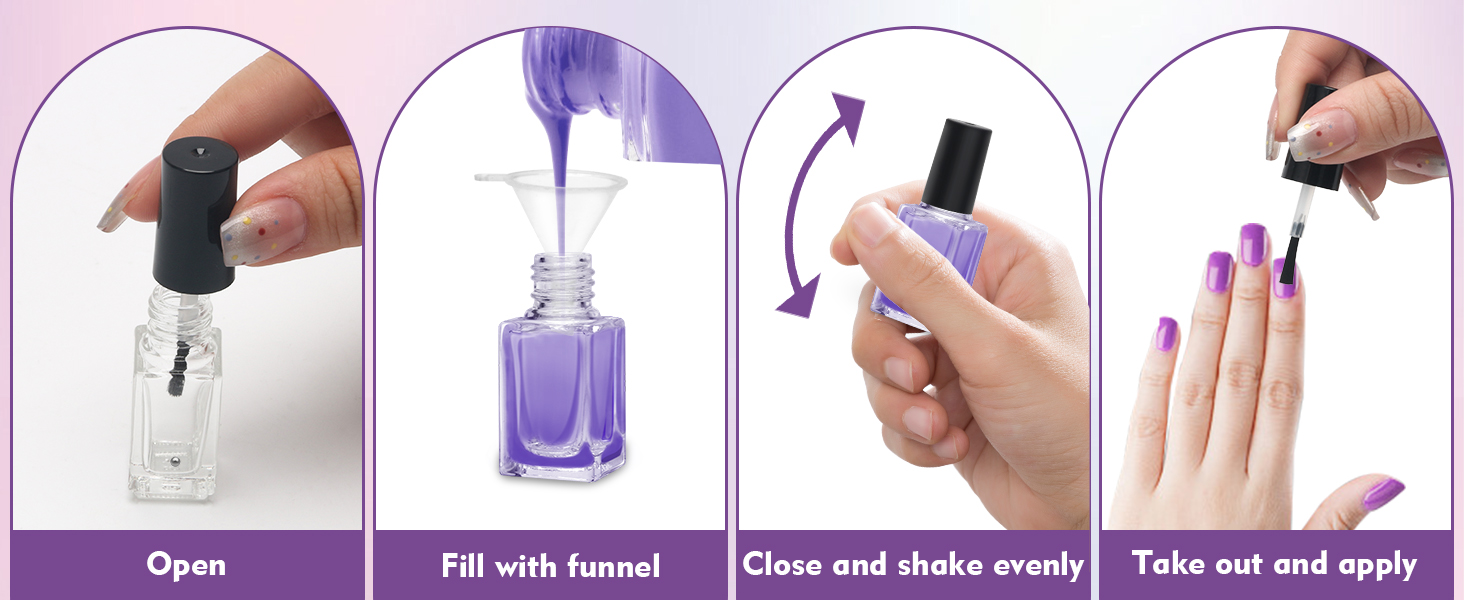 nail polish bottles