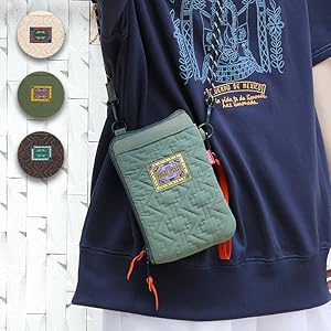 専用出品キルティングスマホショルダーポーチ　ハンドメイド　アレキサンダーヘンリー キルティングスマホショルダーポーチ / ポーチ | エスニック