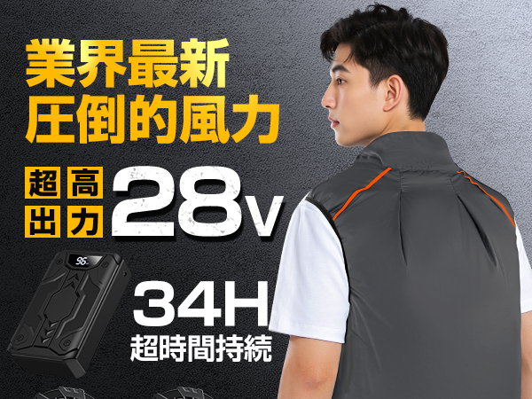 Amazon | [Dapsang] 空調作業服 ファン付きベスト 【2025年新