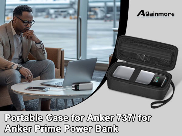 ANKER 737 POWER BANK 　ケース付き Amazon.com: CaSZLUTION Travel Case Compatible with Anker 737