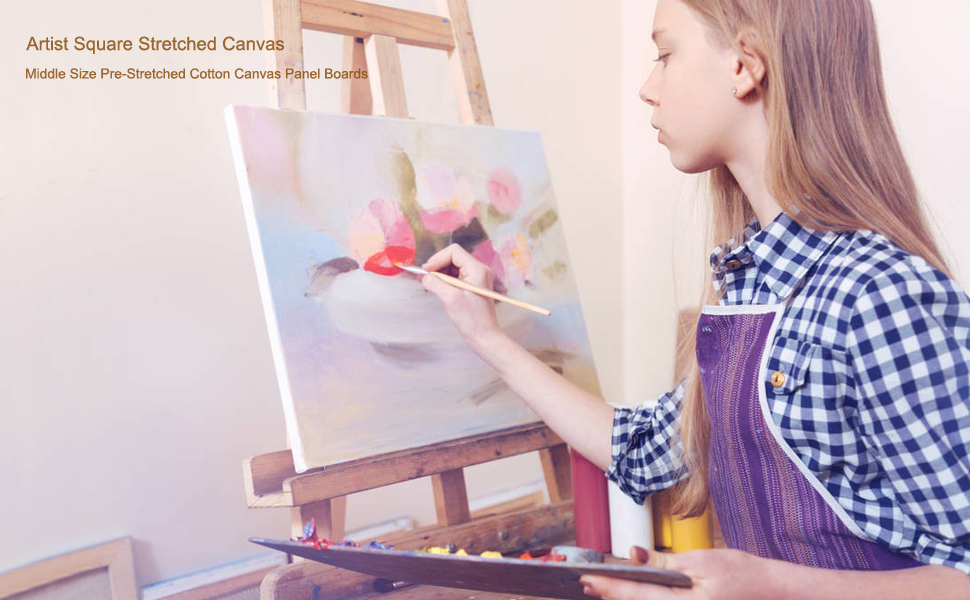 Salome Idea 18x24CM (7x9.5 Inch) Artist Rectangle Stretched