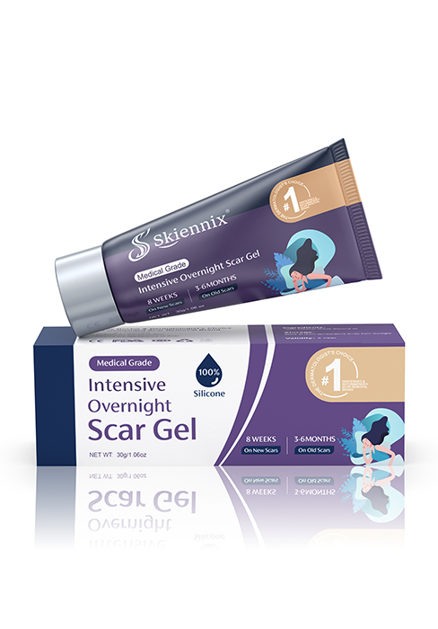 Overnight scar gel