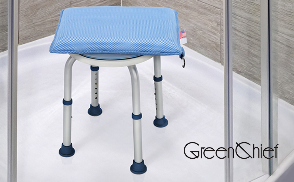 GreenChief Cushion for Shower Waterproof, Seat Foam Cushion