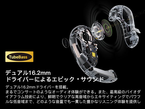 EKSA S30 オープンイヤー型ワイヤレスイヤホン Amazon.co.jp: EKSA S30 オープンイヤー型ワイヤレスイヤホン