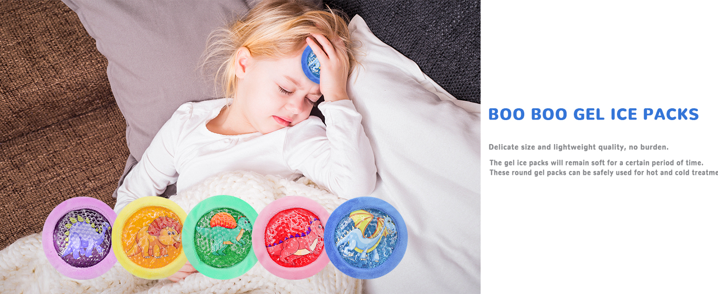 Lovely round reusable ice, thermal gel pack 