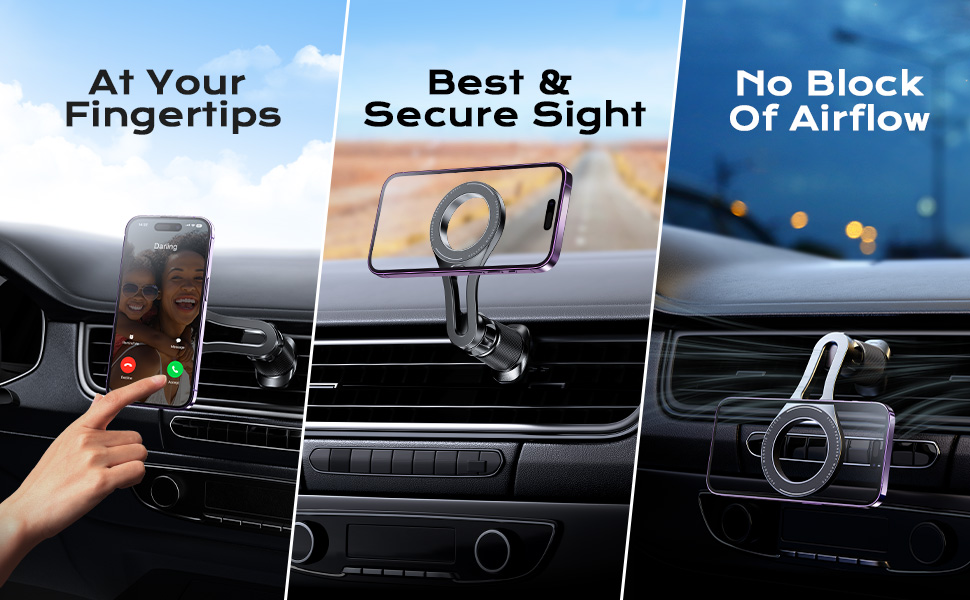 car phone mount magnetic