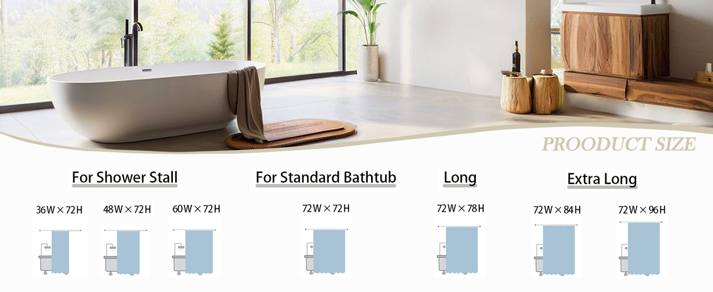 PRODUCT SIZE, 60W x 72H 72W×72H 72W×78H 36W x 72H 48W x 72H 72W×84H 72W×96H