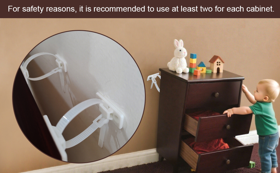 Adjustable Anti Tip Wall Anchors