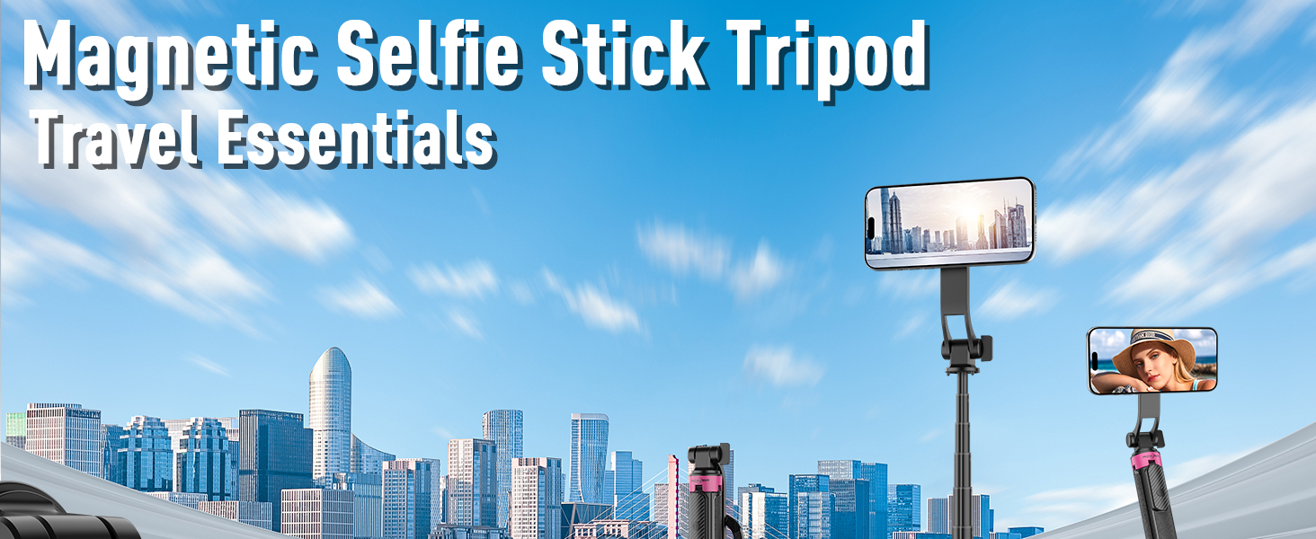 Magnetic Selfie Stick Tripod