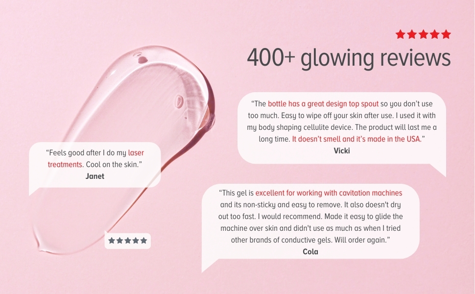 Highly recommended conductive gel ultrasonic for cavitation machine conductive gel for cavitation