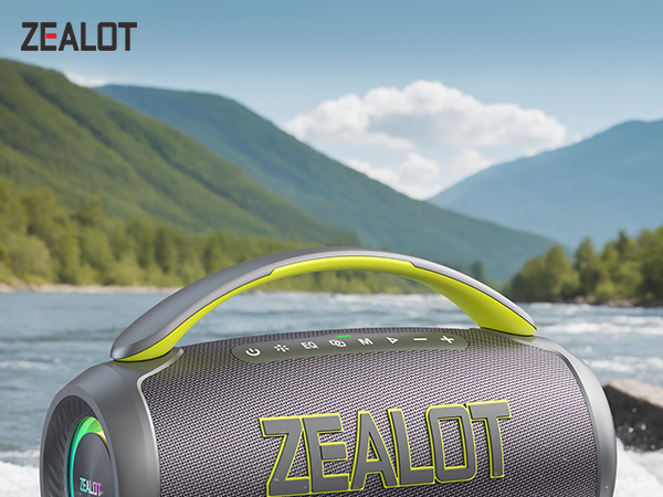 ZEALOT 80W ワイヤレススピーカー RGBライト付き ZEALOT-S97 80W Bluetooth Speaker Powerful Wireless Speaker