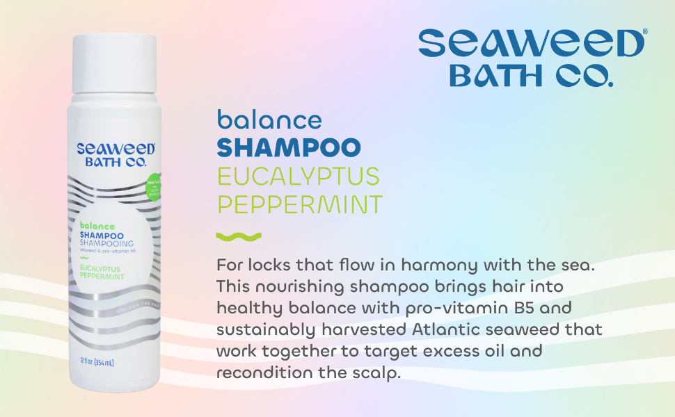 Seaweed Bath Co. Balance Eucalyptus Peppermint Shampoo
