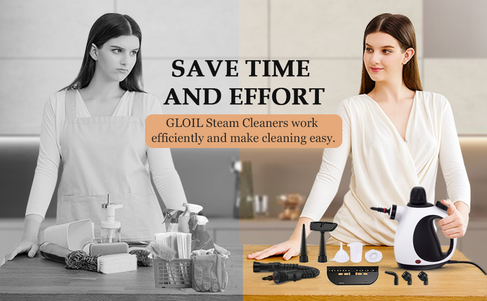 KOITAT Handheld Steam Cleaner, Steam Cleaner for Home with