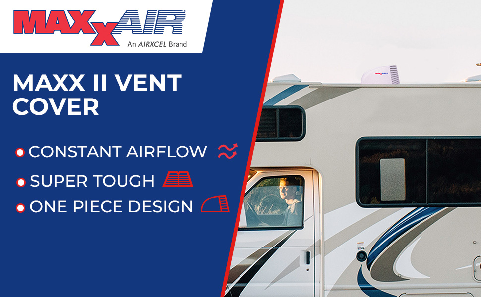 Maxxair Maxx II 00933081 Standard Vent Cover, One Piece
