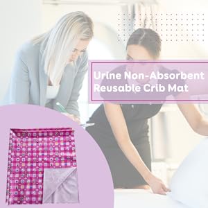 SPN-BFC Urine Non-Absorbent Reusable Crib Mat 