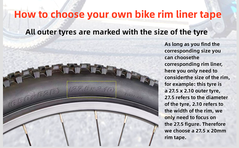 WINDIR 12 Pack Bicycle Rim Liner Strips, Nylon 26''/700C Bike Tire Liner Tape