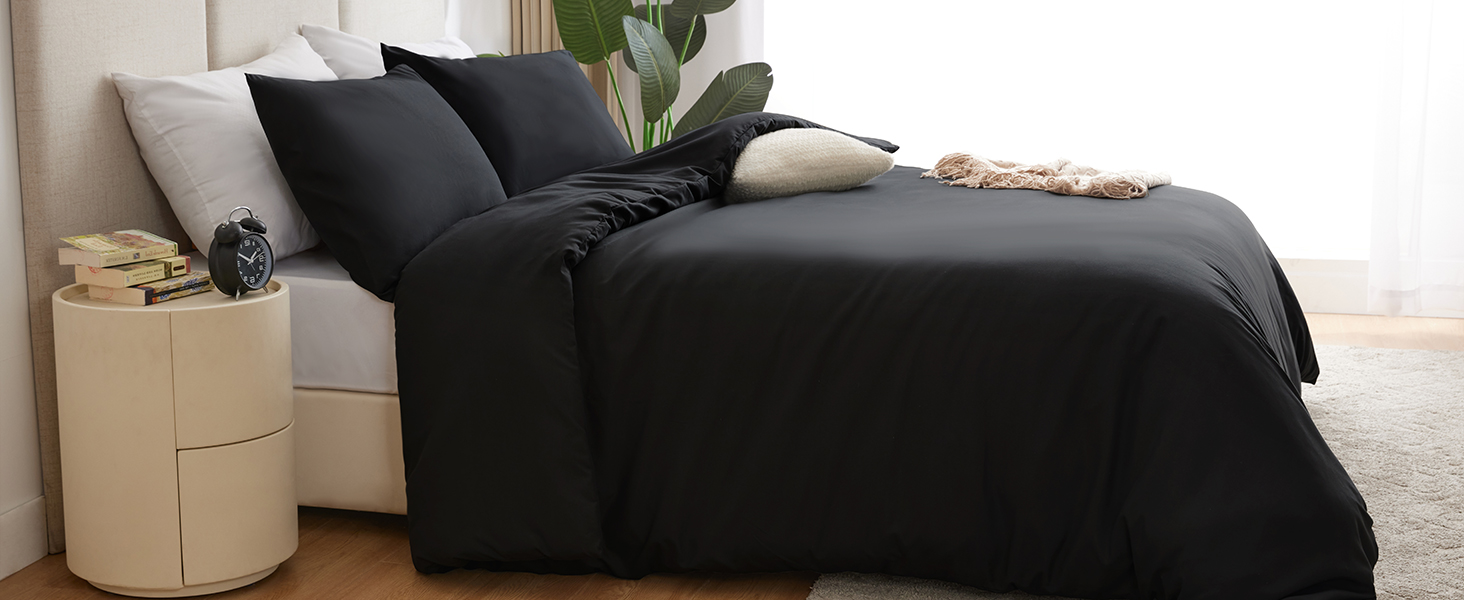 Black Duvet Cover