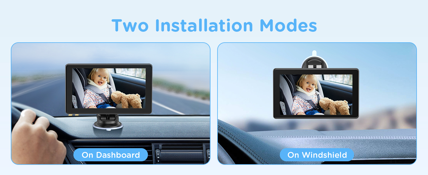 baby car camera for backseat wireless