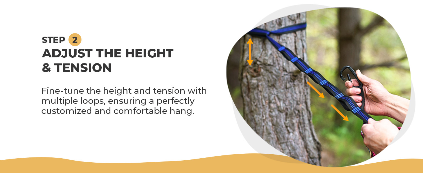 Foxelli XL Hammock Straps - Extra Long 20FT Heavy Duty No-Stretch Suspension System, 40+2 Loops, 2000 LBS Capacity, for Indoor/Outdoor Use – Set of 2 Straps & Carry Bag 13 easy setup hammock straps backpacking no stretch outdoor gear strong tree portable extra long