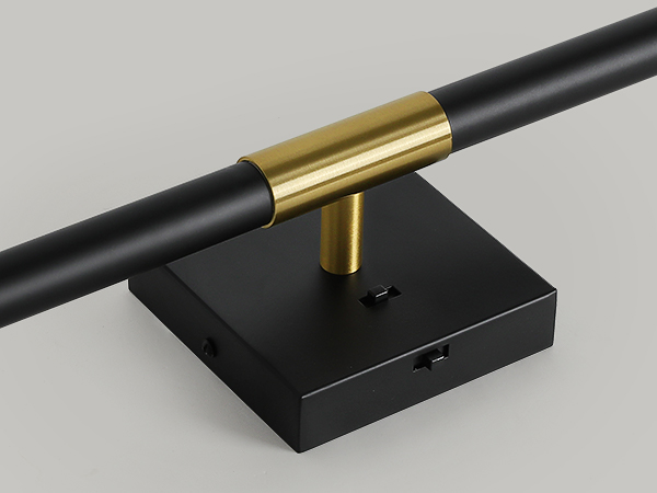 「quaitylife」屏風　牡丹　金色 Faziyo Black Gold Vanity Light Fixtures for Bathroom Over