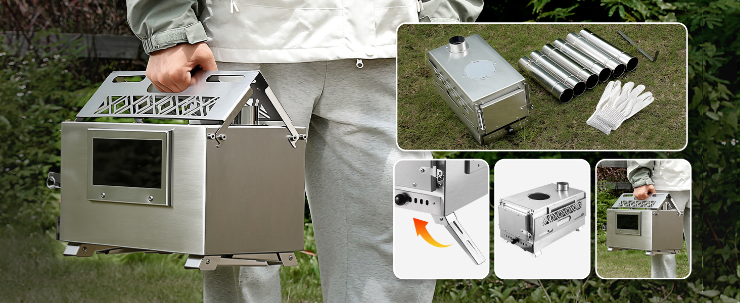 hot tent stove outdoor indoor