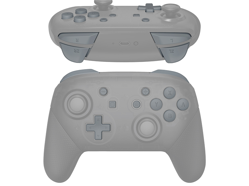 Nintendo Switch - Noahです。(⚠️購入注意⚠️) Amazon.com: eXtremeRate New Hope Gray Repair ABXY D-pad ZR