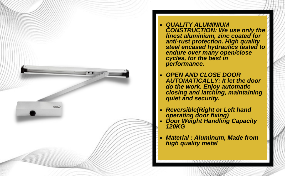 Buy DeeZ Style with elegance Reversible Automatic Hydraulic Door