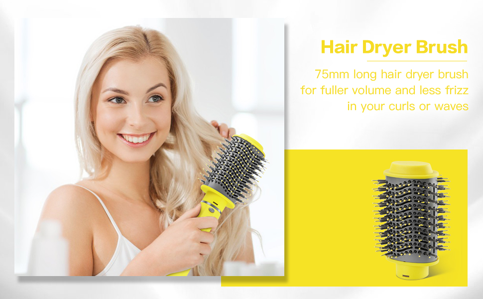 [4 in 1] WeChip Hair Dryer Brush, [with Storage Box] Hot Air Brush for
