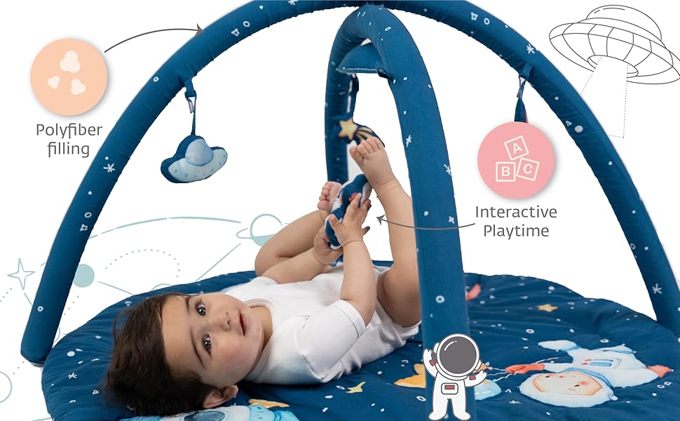 Buy Haus & Kinder Baby Playmat Crawling Foldable Cotton Activity Gym