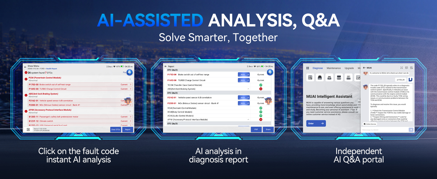 mucar 892BT Bidirectional Scan Tool