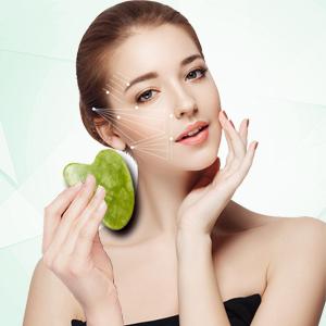 jade roller gua sha set jade roller