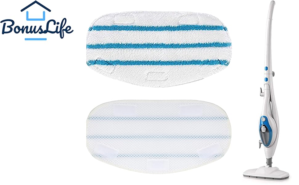 Bonus Life 4Pack Steam Mop Pads for PurSteam ThermaPro