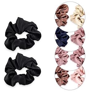silk scrunchies