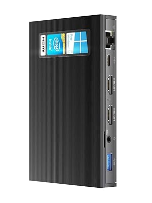 MeLE Mini PC Quieter2Q Fanless Celeron J4125 Windows 11 Pro