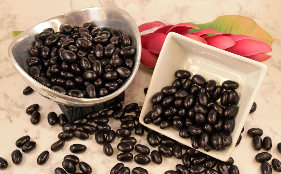 Nuts To You Black Licorice Jelly Beans by Just Born Soft
