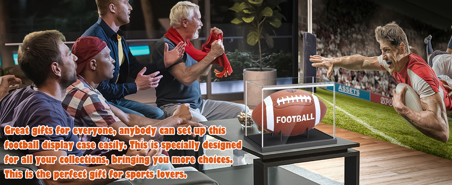acrylic football case