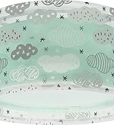 Dalber Deckenleuchte für Kinder Clouds Wolke Grün, Deckenlampe Kinderzimmer
