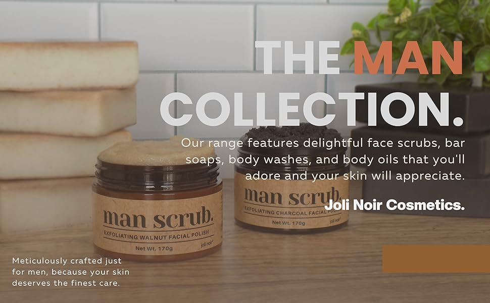 mens walnut face scrub