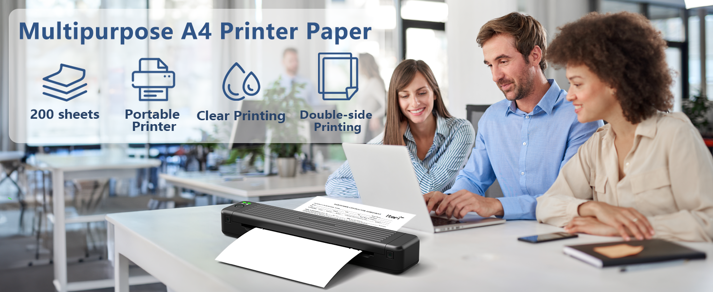A4 Printer Paper, Multipurpose Copy Paper for Laser